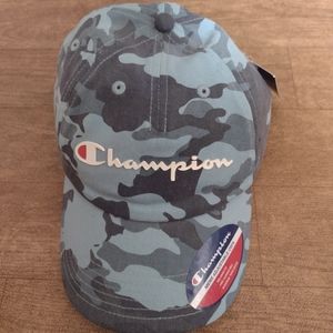 Champion blue Camo cap hat